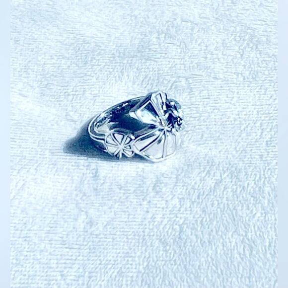 Frog On Lily Pad KC Studio 2011 Barry Kieselstein Cord Sterling Silver Ring - Picture 7 of 15